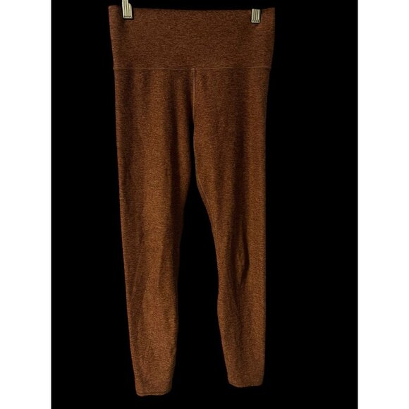 Vuori High-Waisted Performance Leggings Womens SM Heathered Rust PILATES GYM WEA - Picture 1 of 6